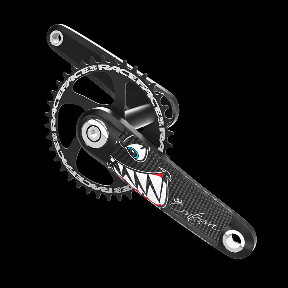 

Bike Crank Arms Stickers 140x55mm 2Pcs Bicycle Black/Transparent PVC Protection From Abrasion 2022 New Bicicleta