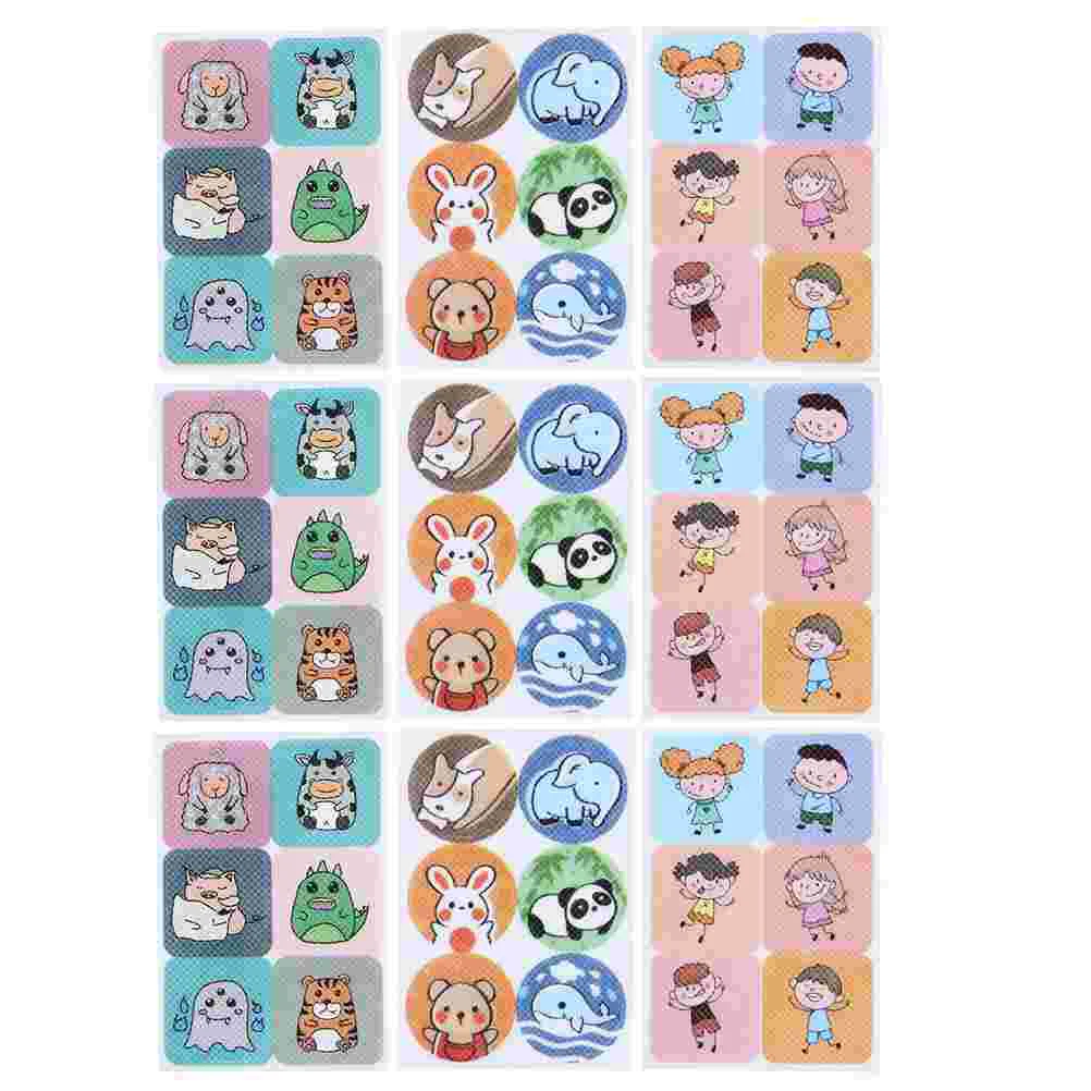 

216pcs Safe Cartoon Adorable Convenient For Kids Stickers for Gift Summer Outdoor