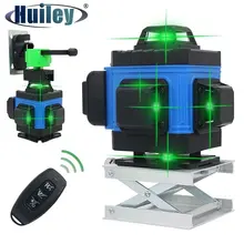 Smart Laser Level 3D Green 16 Lines Self-leveling Line Laser Remote Control Lifting Platform Bracket Decoration Measuring Tools