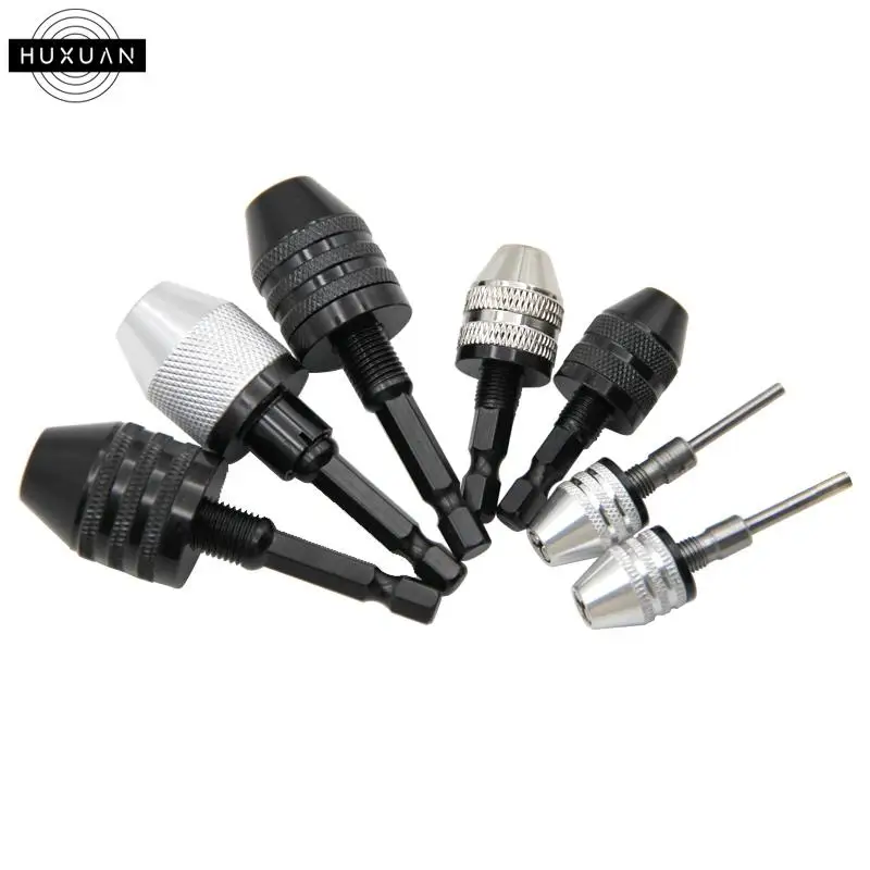 

Hex Shank Drill Bits Adapter Drill Chuck Keyless Screwdriver Impact Driver Adaptor Electric Micro Motor Clamp Mini Chuck Fixture
