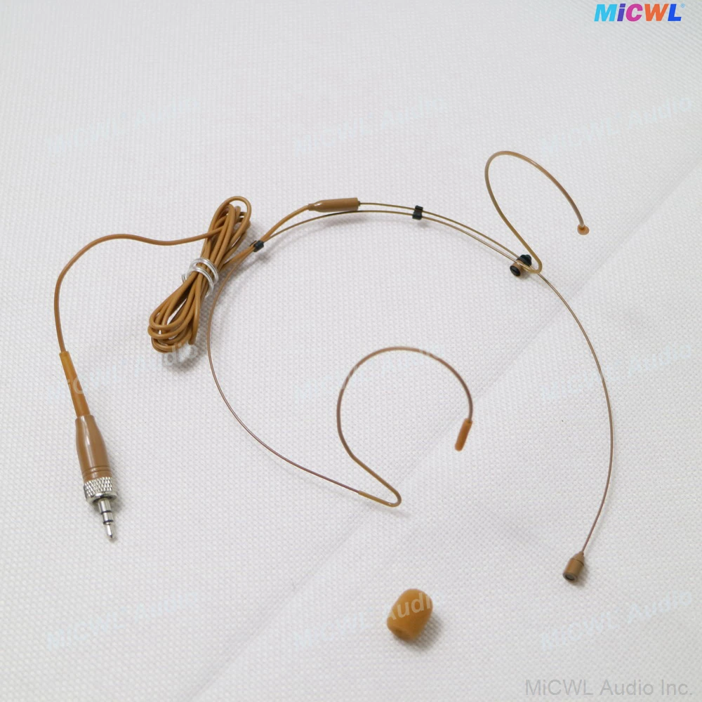 Фото Tan HM200 микрофон гарнитуры с двойным ухом для Sennheiser EW122 G3 G4, беспроводной корпус, 3,5 мм, замок Jack №2