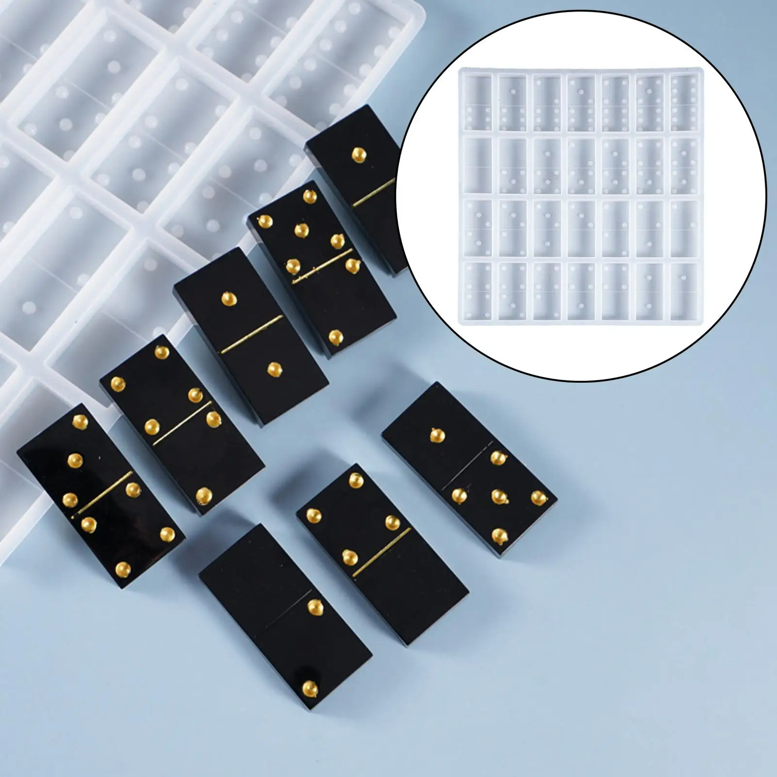 28-полосные формы для домино литье из смолы сделай сам эпоксидные силиконовые