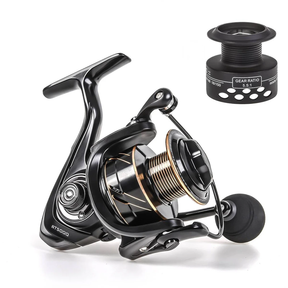 

High Quality Double Spool Fishing Reel 5.5:1 5.1:1 Alloy Gear Ratio High Speed Spinning Reel Casting reel Carp Saltwater