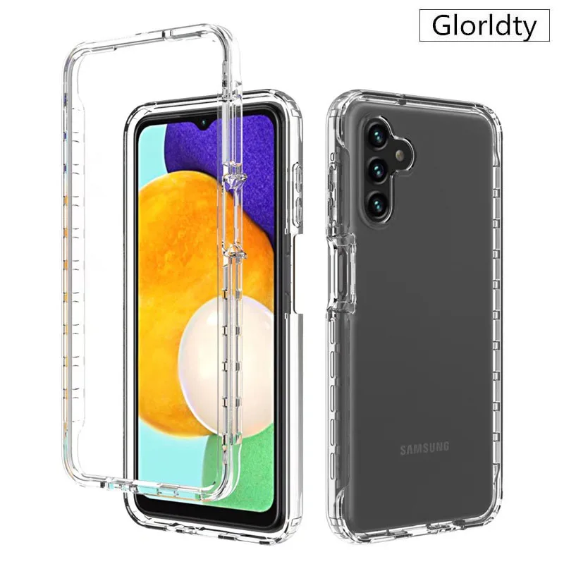 

Thick Shockproof Silicone Phone Case on For Samsung A10E A20 A12 A51 A71 5G A72 A73 A33 A13 A42Camera Protection Case Back Cover