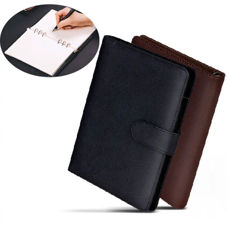 Portable Notebook Loose-leaf Detachable Buckle Ring Thickening A5 Business Notebook Stationery Office Office Diary Meeting Book
