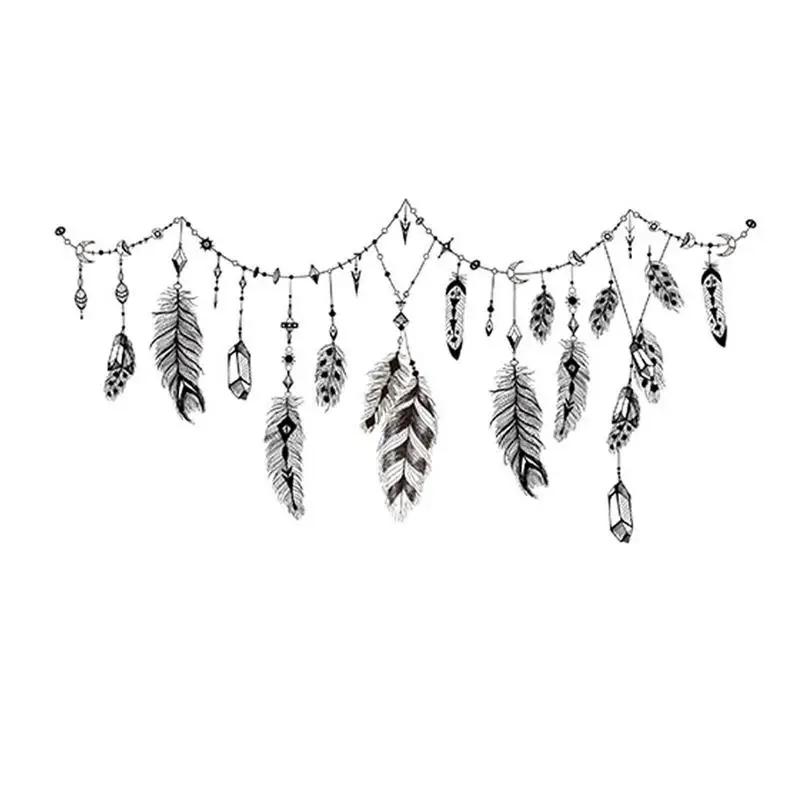 

New Trade Removable Combination Wall Stickers Small Fresh Feather Love Hot Air Balloon Children's Room Decoration Stickers