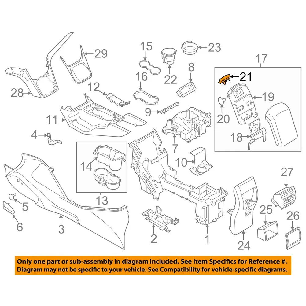 

Центральная консоль, защелка, автомобильная защелка C-Max 2013-2018, аксессуары для автомобиля, прямая установка, подходит для Ford Escape