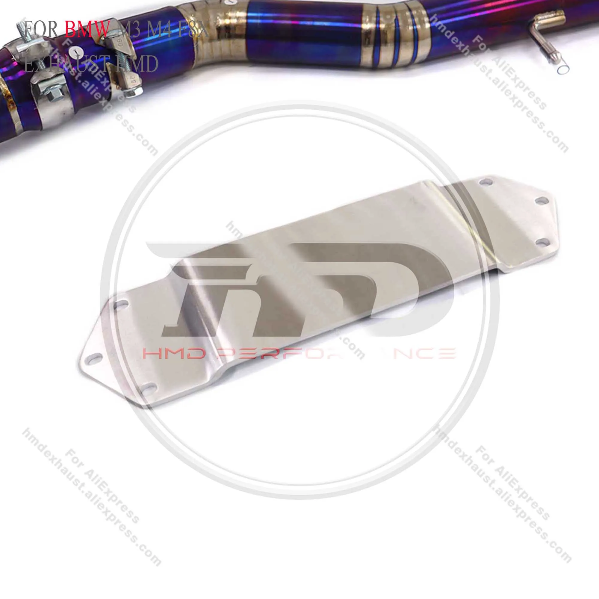 Заводская титановая выхлопная система HMD средняя труба для BMW M3 M4 F8X глушитель
