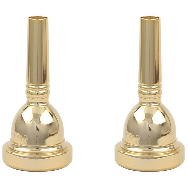 

2X Alto Trombone Copper Mouthpiece Mouth Piece 6.5AL Gold