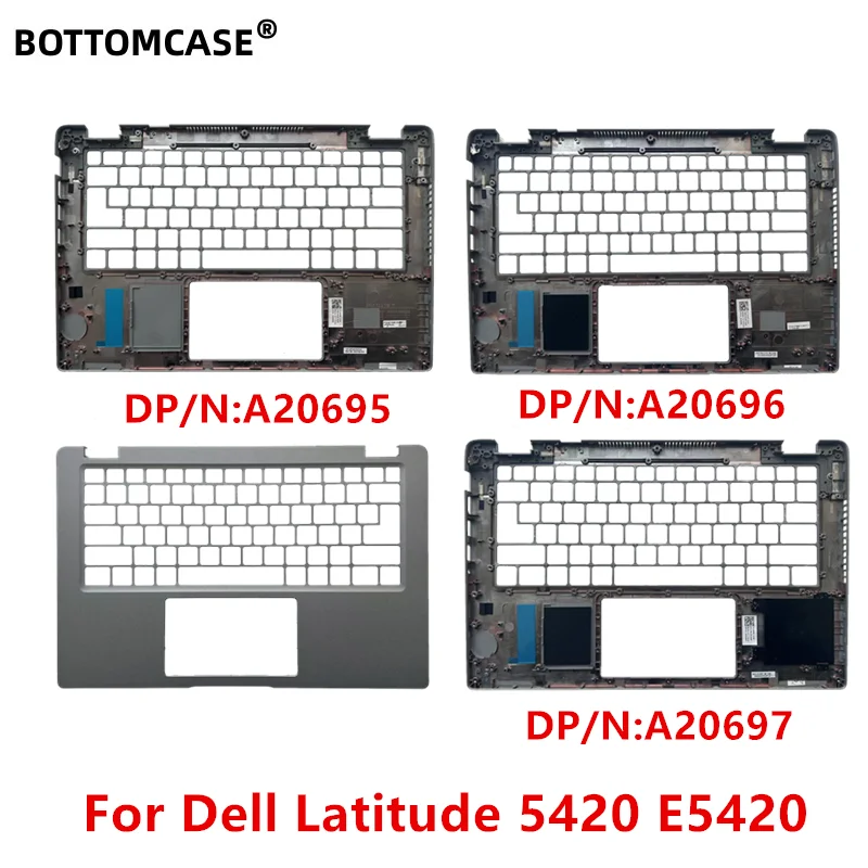 

BOTTOMCASE A20695 A20696 A20697 Gray New Orig For Dell Latitude 5420 E5420 Palmrest Upper Case Keyboard KB Bezel C Cover Shell