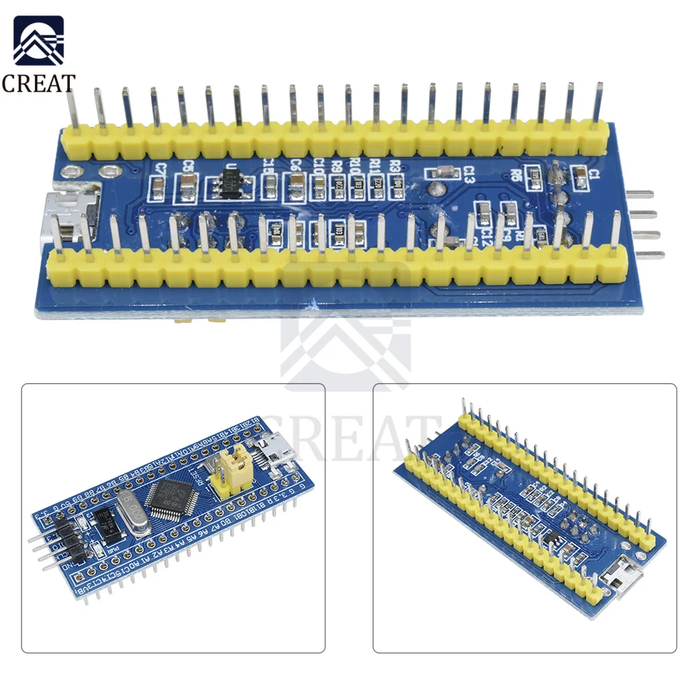 5PCS STM32F103C8T6 I/O IO ARM STM32 32 Cortex-M3 SWD Minimum System Development Board Module Mini USB Interface For Arduino images - 6