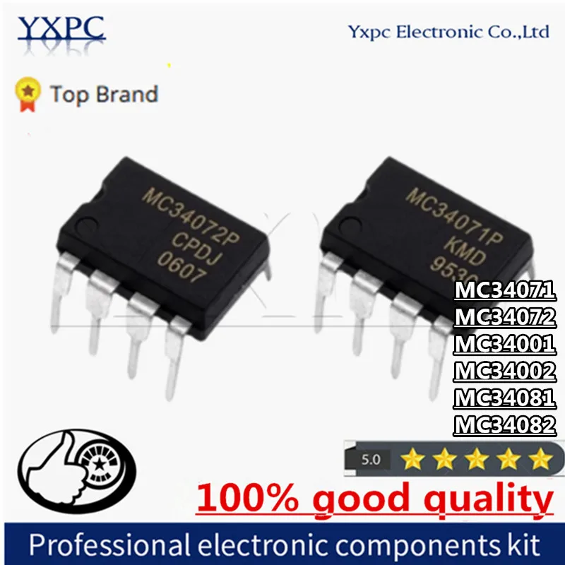 5 шт. MC34071P MC34071PG MC34071 DIP-8 MC34072PG MC34072 MC34072P MC34001P MC34002P MC34081PG MC34081P MC34082PG MC34082P