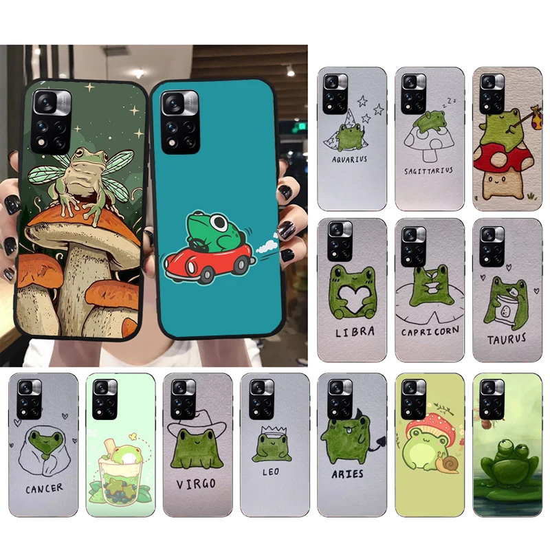 

Phone Case for Xiaomi Redmi Note 12 Pro 11 11S 11T Pro 10 9 Pro 10S Redmi 10 9 10C 9C Frog creature Case