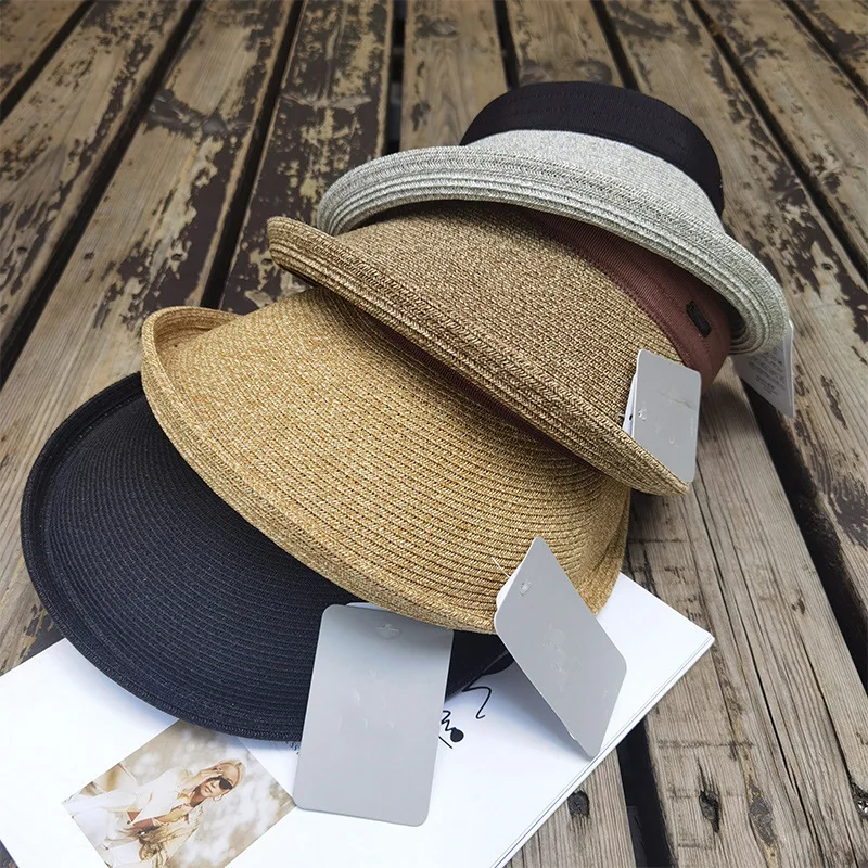 

Соломенная шляпа с отверстиями для женщин, Повседневная летняя Солнцезащитная дышащая шляпа от солнца, Спортивная Кепка от солнца, женская соломенная шляпа для отдыха, прогулок и путешествий, 2023