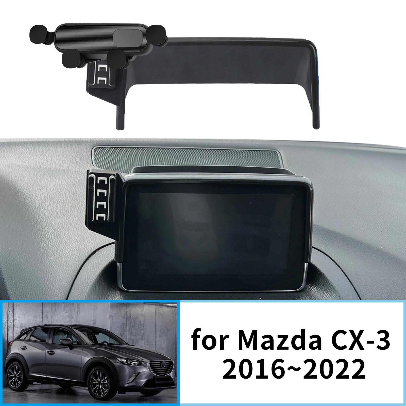 Автомобильный держатель мобильного телефона для Mazda CX-3 CX3 Sport DK 2016 ~ 2022 GPS кронштейн