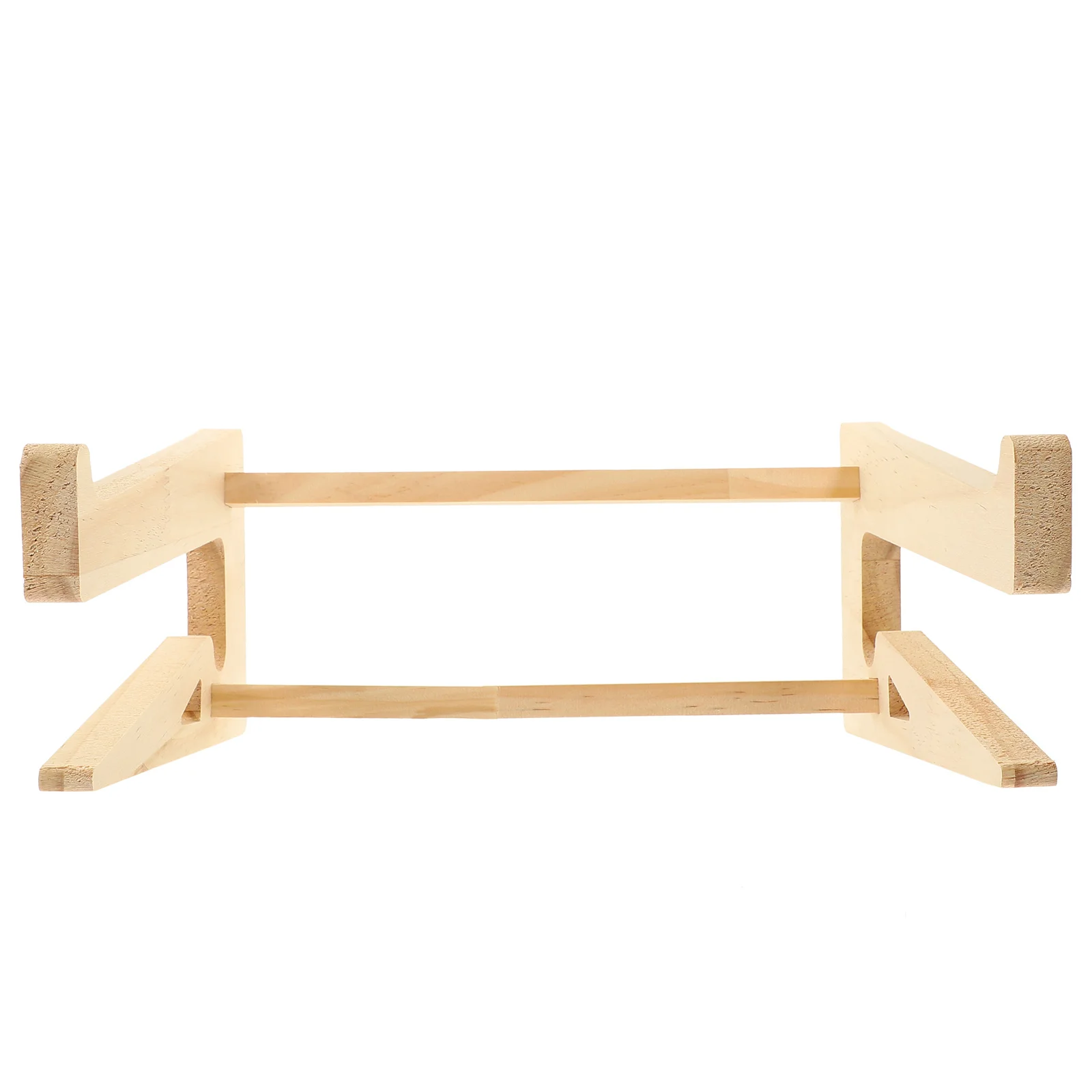 

Laptop Stand Holder Desk Computer Wooden Notebookriser Support Stands Mount Keyboard Rack Table Detachable Height Adjustable