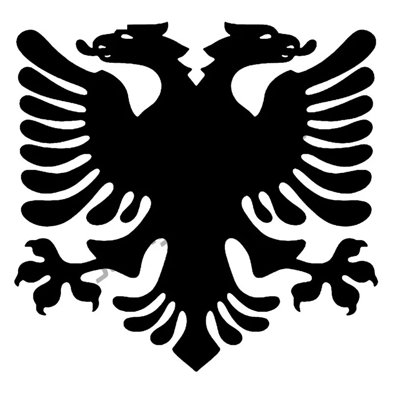 

Creative Albanian Eagle Car Sticker Styling Fashion Waterproof Cover Scratches for Bumper Window Windshield Decoration KK15*15cm