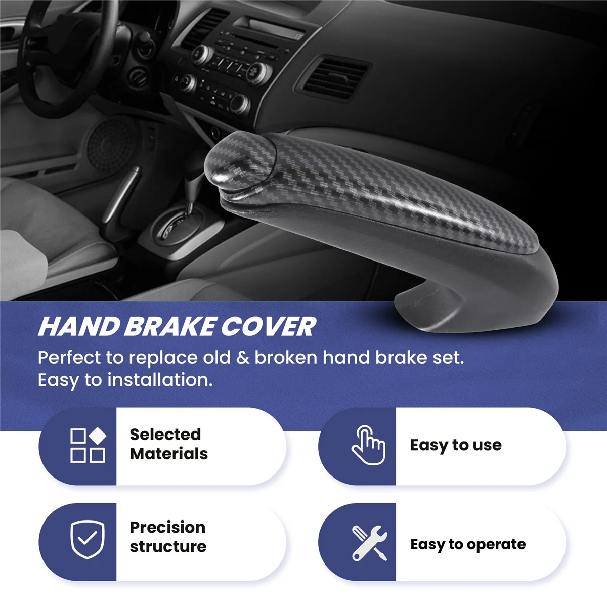 47115-SNA-A82ZA карбоновый автомобильный внутренний парковочный ручной тормоз для Honda