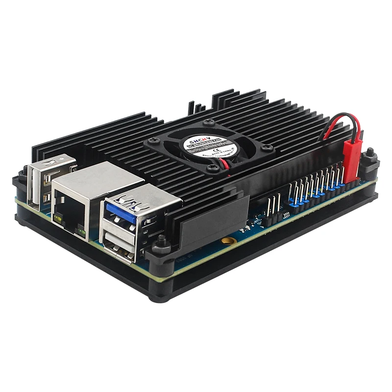 Оранжевый Pi внешний корпус из алюминиевого сплава с вентиляторным радиатором