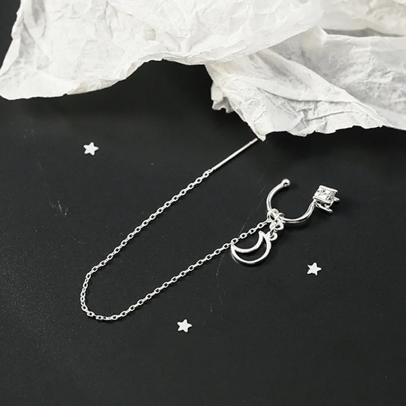 

Женские серьги-подвески из серебра 925 пробы, с цирконом