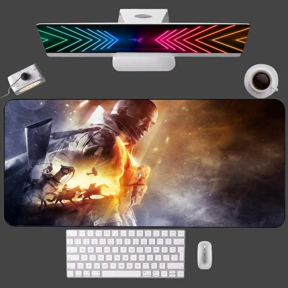 Battlefield 1 Soft Rubber Mouse Pad Computer Speed Type Carpet Mat for E-sports Players Laptop Keyboard Mousepad Office Desk Mat