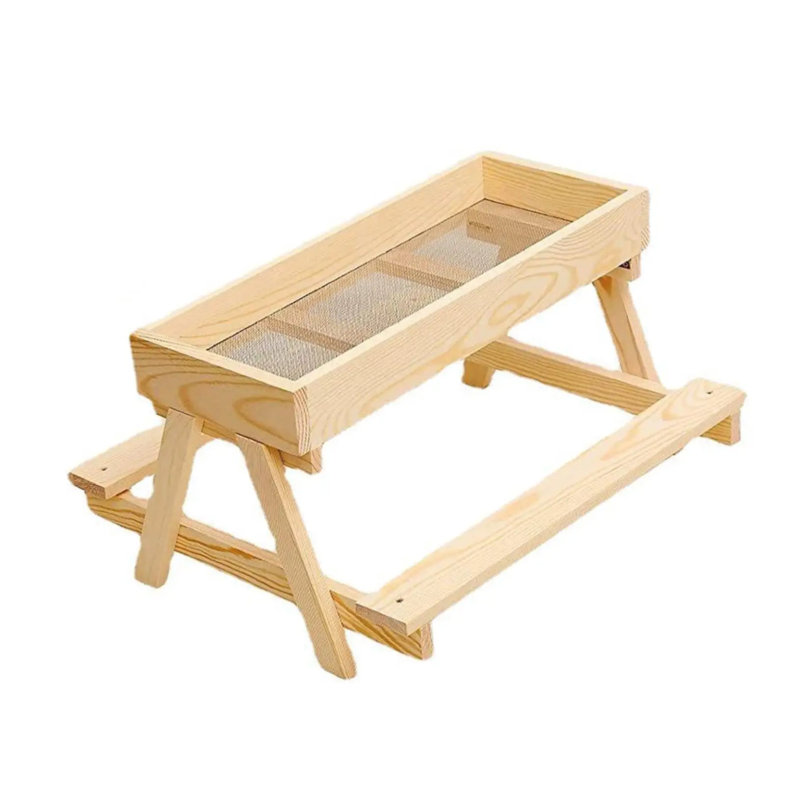 

Wood Poultry Chicken Table Feeder DIY Kit Squirrel Feeder for Wild Animals