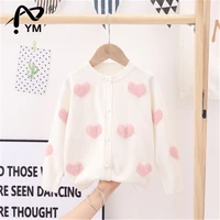 new 2022 winter girls cardigan sweaters children autumn warm knitted sweater toddler little girls long sleeve clothes