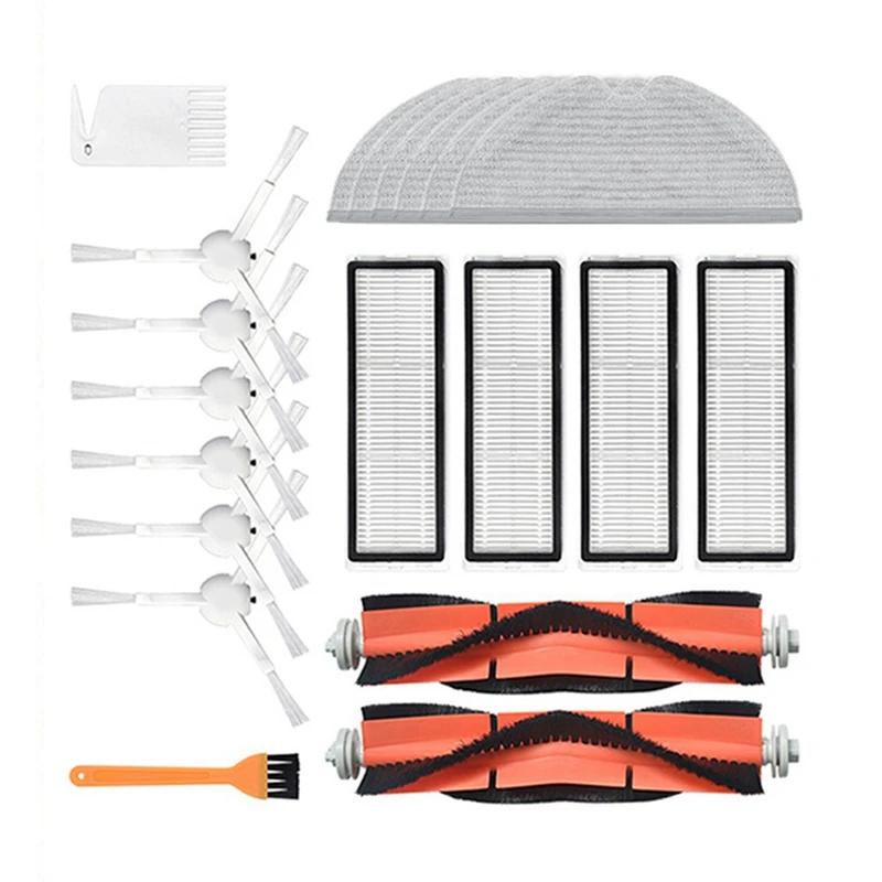 Для Xiaomi Mijia 1C 1T 2C Mop 2 Pro + STYTJ01ZHM STYTJ03ZHM SKV4093GL SKV4073CN Dreame F9 Hepa Filter Brush Ткань для швабры