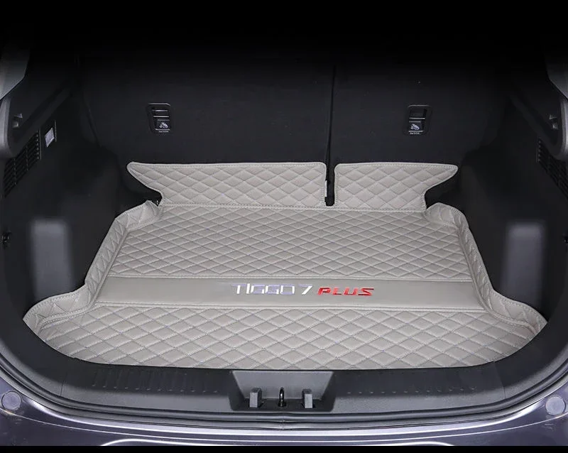 

Коврик в багажник на заказ для Chery Tiggo 7Pro Max 7 Pro, кожаный водонепроницаемый грузовой коврик с полным покрытием, аксессуары для модификации интерьера