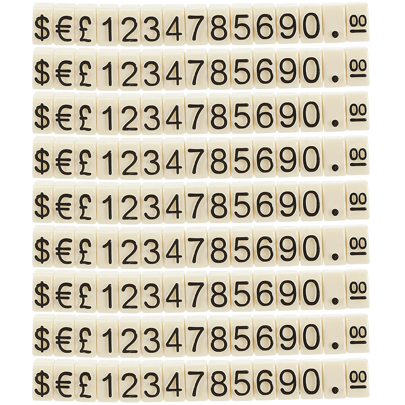 

20 Pcs Price Tag Magnetic Holder Refrigerator Display Blocks Cube Jewelry Tags Collage Stand Plastic Label Retail