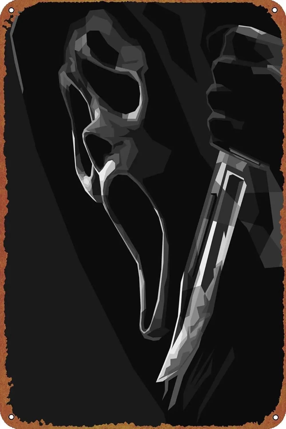 Плакат Scream Horror Move Vntage Tn Sgn Unque металлический настенный декор для дома бара ужина