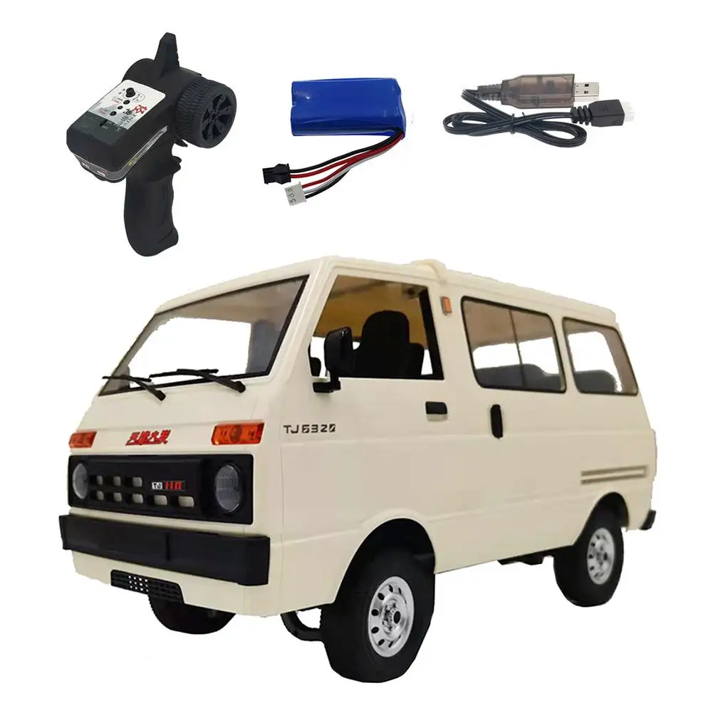 

Hobby Grade WPL D42 RC Car 1:10 Scale Electric Hobby Toy Off Road Climbing Truck with Brushed 260 Motor 2.4G 4CH for Gifts