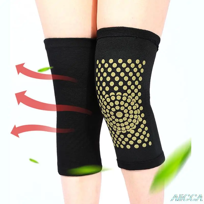 

1Pair Tourmaline Self Heating Support Knee Pads Knee Brace Warm Pain Relief and Injury Recovery New
