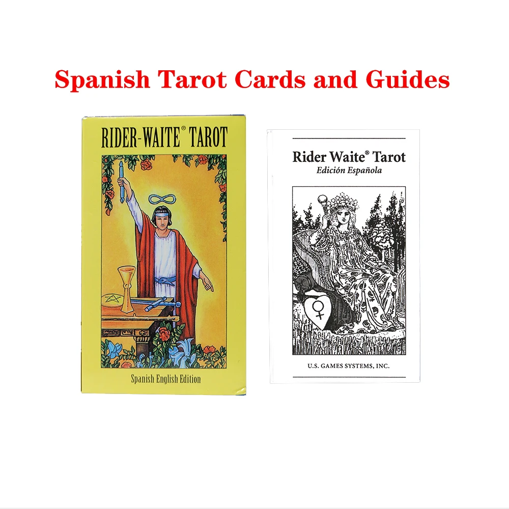 

Spanish Rider White Tarot English and French German Italian Version of The TAROT Tarot for Beginners