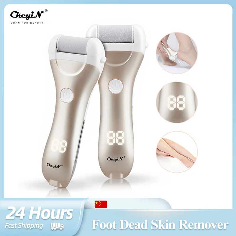 

CkeyiN Foot Dead Skin Remover Pedicure Tools Electric Foot Sandpaper Callus Remover Feet File Rechargeable Skin Care Products