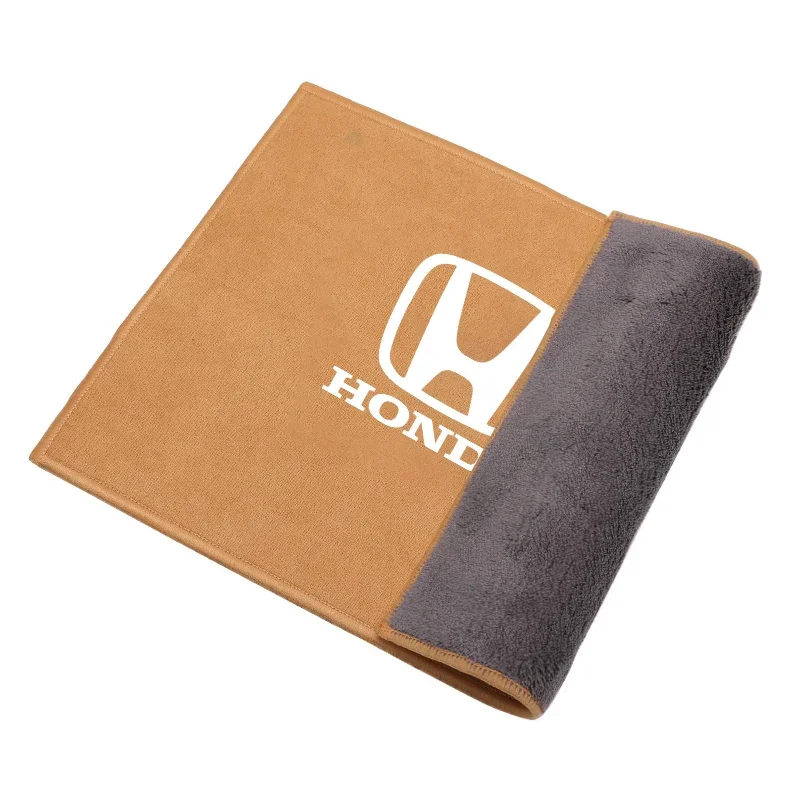 

Полотенце для мытья автомобиля, замшевая флисовая тряпка для чистки и сушки для Honda Fit Jazz Civic Type-R CRV Pilot Accord Insight Spirior City HRV