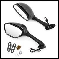 motorcycle rear view mirror high quality waterproof and wear resistant with led turn signal side mirrors for suzuki gsxr600 750