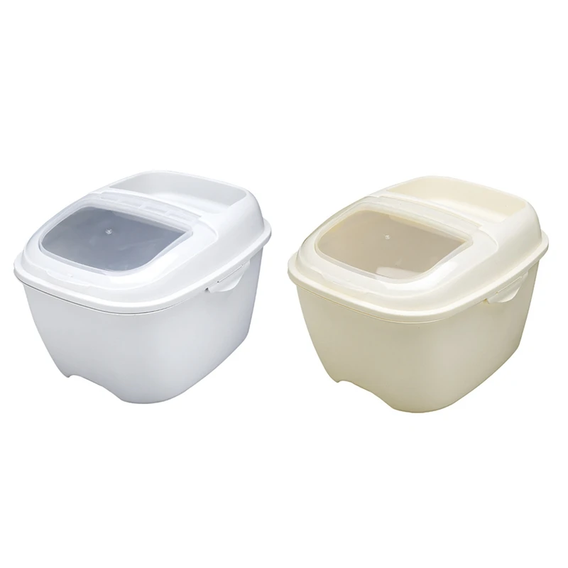

JEYL Flip Cover Sealed Multi-Function Rice Bucket Storage Box Kitchen Household Capacity Container Rice Storage Box