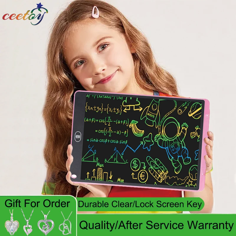 

CEETOY 6.5/8.5/10/12/16 Inch Kids LED Drawing Boards Birthday Gifts Handwriting Tablet Brian toys Colorful painting Pads