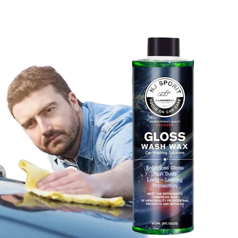 

Car Shampoo Foaming Shine Clean Concentrated Wash Shampoo 1:1000 Dilution Liquid Car Wax Quick And Easy For All Vehicle Types