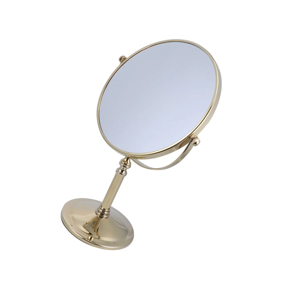 

LED Magnifying Glass Table Makeup Mirror European Style Double Side Travel Vanity