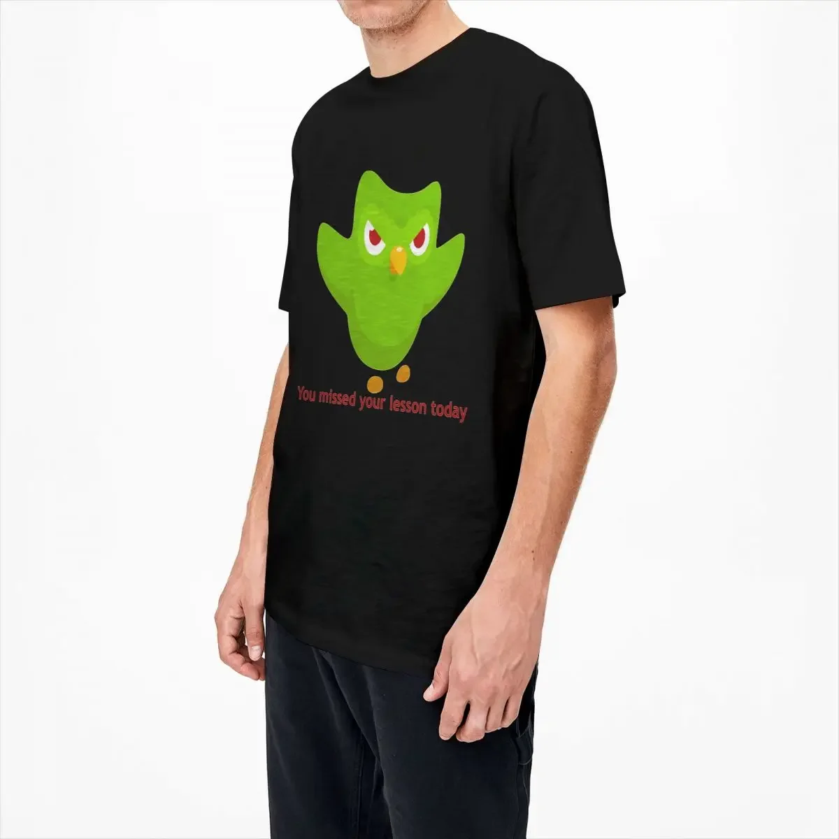 Мужские и женские рубашки Duolingo Owl Duo Stuff хлопковые футболки с короткими рукавами