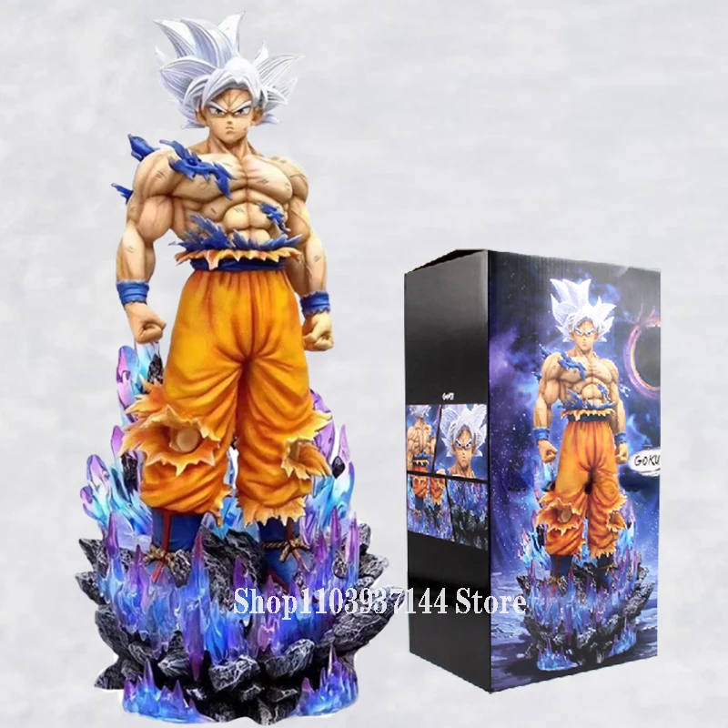 32 см Dragon Ball Супер Статуя Gk KAKAROT Фигурка Ultra Instinct Goku Белый Бог Игрушки Коллекция ПВХ