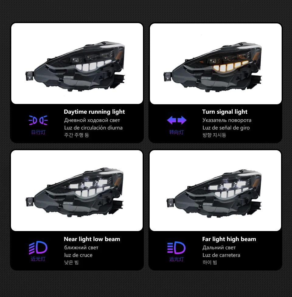 Автомобильные фары для Lexus is IS250 модель IS300 головного света 2012-2016 головная лампа