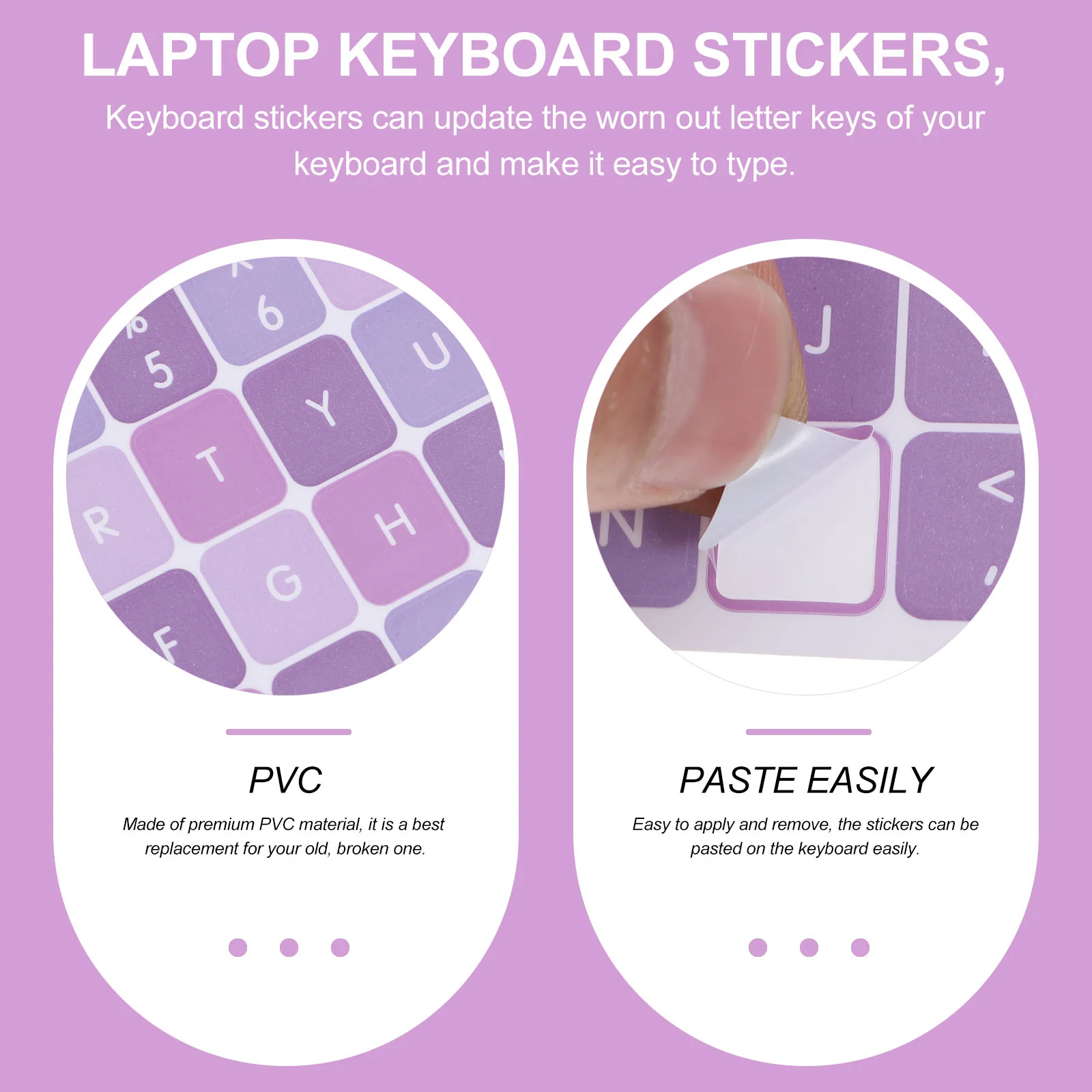 

Keyboard Stickers Computer Laptop English Notebook Sticker Letters Desktop Replacement Sricker Letter Diy Us Individual Keycaps