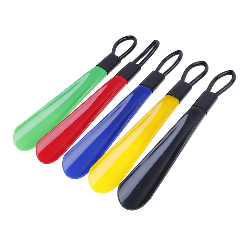 1PCS 28.5*5.0CM Plastic Shoes Horn Artifact Pull Pumping Shoes 30cm Shoe Horn Shoes Spoon