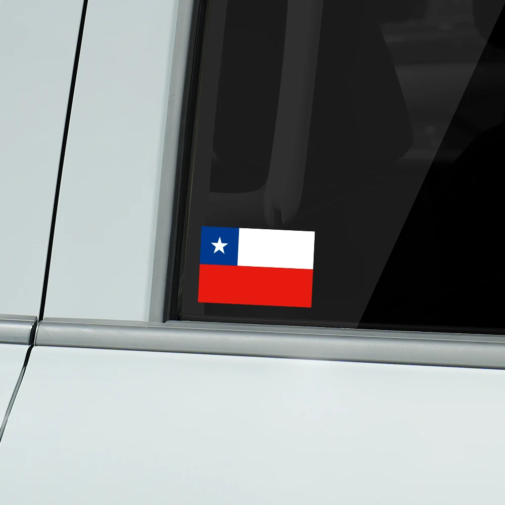 Наклейки с национальным флагом Чили украшение для автомобиля и мотоцикла