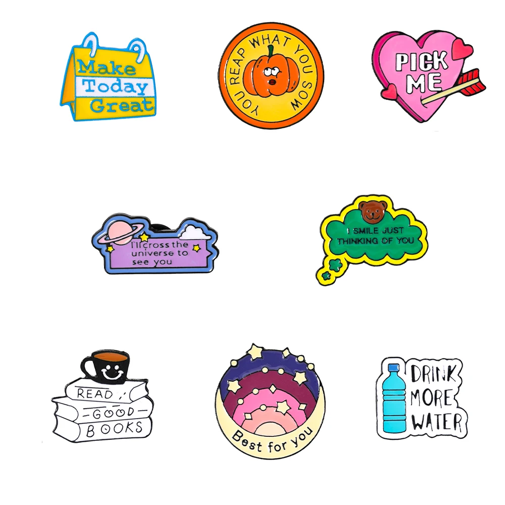 Надежда сделай сегодня отличные броши с буквами чтение хорошей книги лучшая для