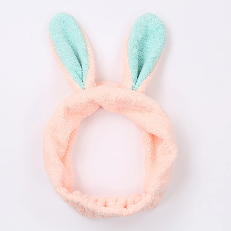 

Polyester Women Wash Face Headband Cute Polar Bear Rabbit Ear Headdress Bathroom Supplies