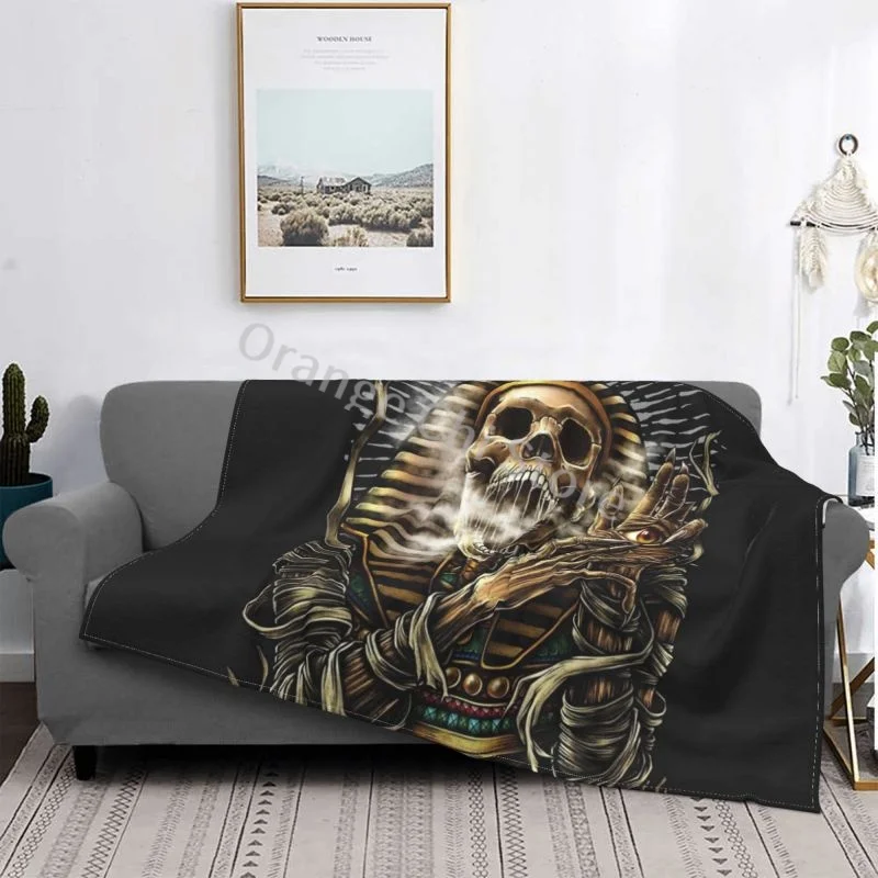 

Skull Versatile Flannel Awesome Warm Blanket For Home All Seasons